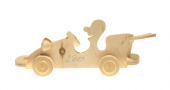 Игрушка из фанеры - Гонщик в машинке 5,5x15,5 см Toys-Гонщик