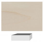 Доска Липа, массив ~180x300x45 мм заготовка под пряник, скульптуру