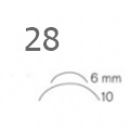 Профиль 28, полукруглые