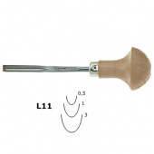 № L 11/0,5 Прямые овальные штихели для Нэцкэ Pfeil