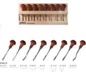 Набор B из 8 штихелей для Нэцкэ Pfeil PF-B 8er B