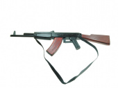 Автомат АК-47 цветной из дерева длина ~65см