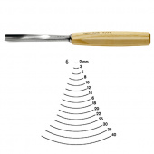 Стамеска прямая полукруглая  Pfeil  PF-6/18