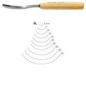 Стамеска полуклюкарза полукруглая Pfeil 8L/18