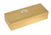 Брусок из дерева Мовингу, размер 130x50x30 mm, для резьбы по дереву