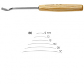 Стамеска клюкарза обратная полукруглая Pfeil  30/6