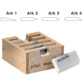 ARK SET Набор брусков Арканзас 60х25х5 мм Pfeil в футляре