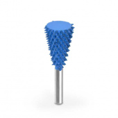 6DT34SE-125 - ласточкин хвост, плоское окончание,  Ø хвостовика 6мм X  Ø фрезы 19.05мм (синяя)